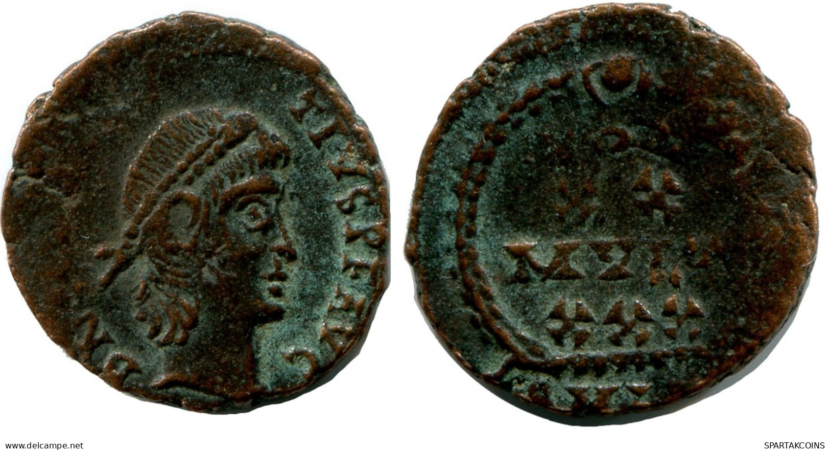 CONSTANTIUS II MINTED IN ALEKSANDRIA FOUND IN IHNASYAH HOARD #ANC10219.14.E.A - The Christian Empire (307 AD To 363 AD)