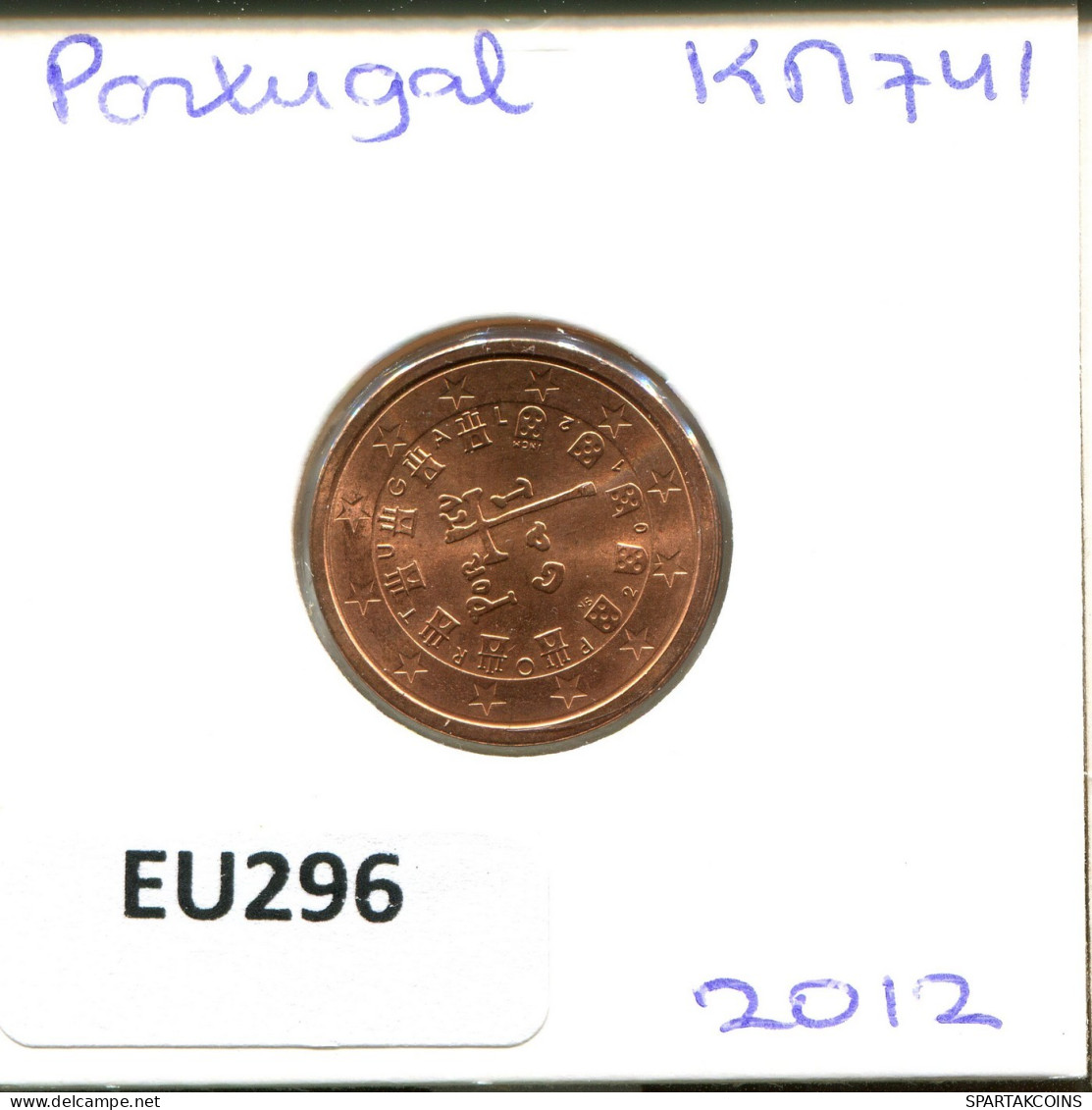 2 EURO CENTS 2012 PORTUGAL Münze #EU296.D.A - Portogallo