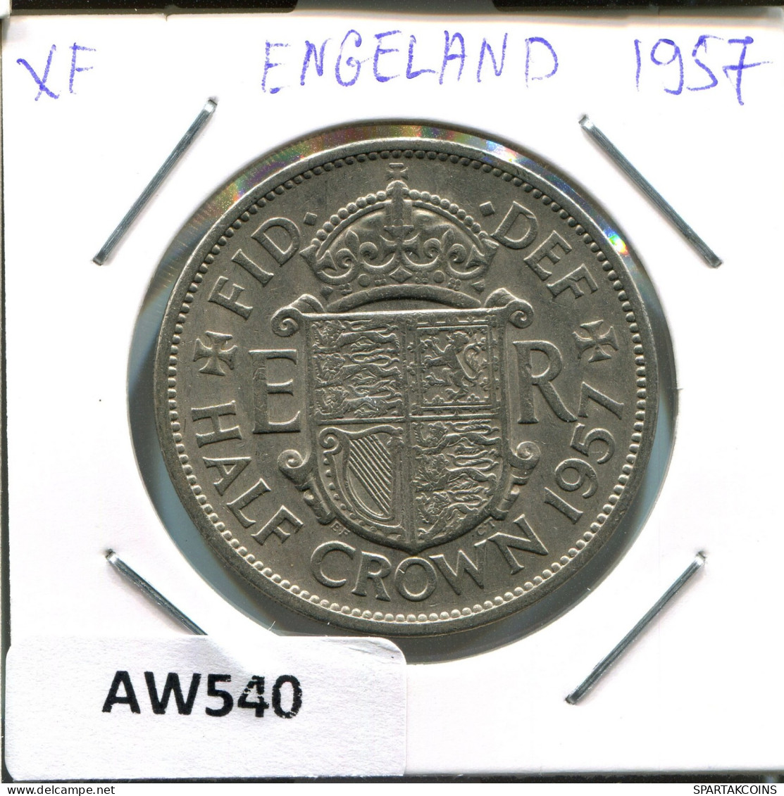 2 SHILLINGS 1957 UK GBAN BRETAÑA GREAT BRITAIN Moneda #AW540.E.A - J. 1 Florin / 2 Schillings