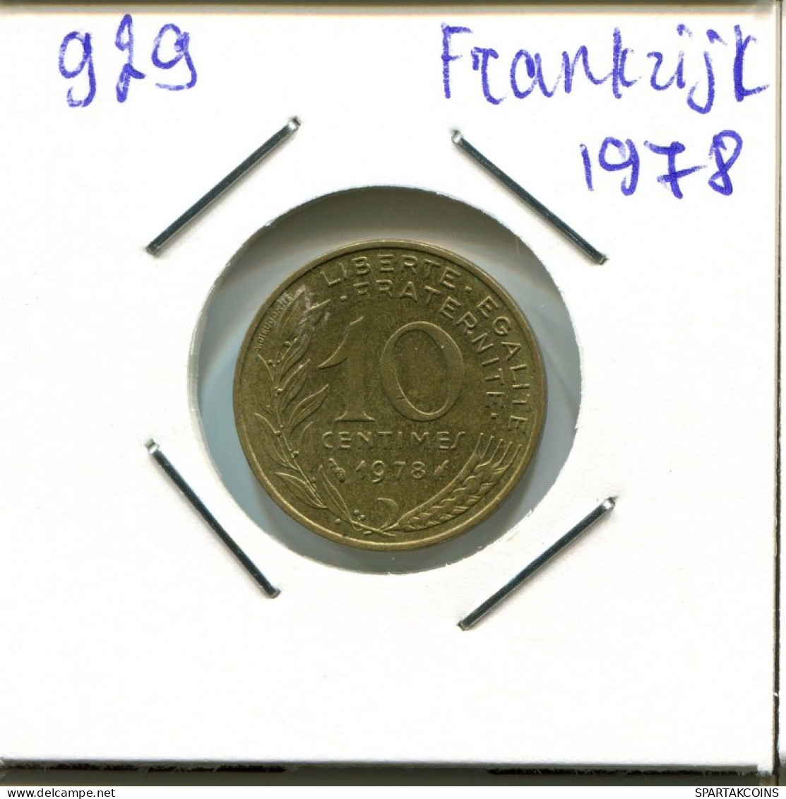 10 CENTIMES 1978 FRANKREICH FRANCE Französisch Münze #AN136.D.A - 10 Centimes