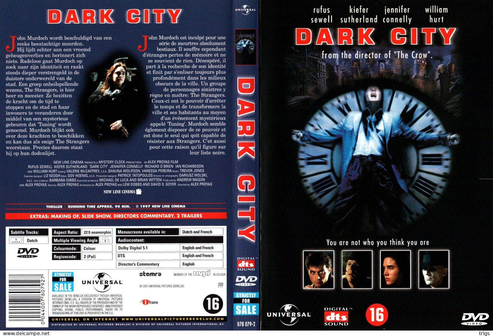 DVD - Dark City - Politie & Thriller