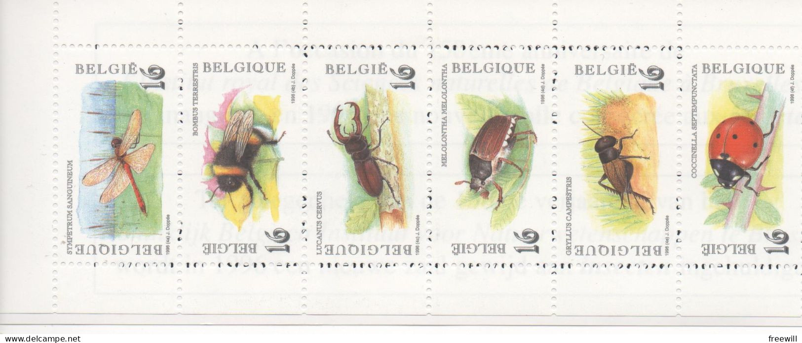 Belgique België Belgium 1996 Insectes- Insekten  1996 XXX - Nuovi