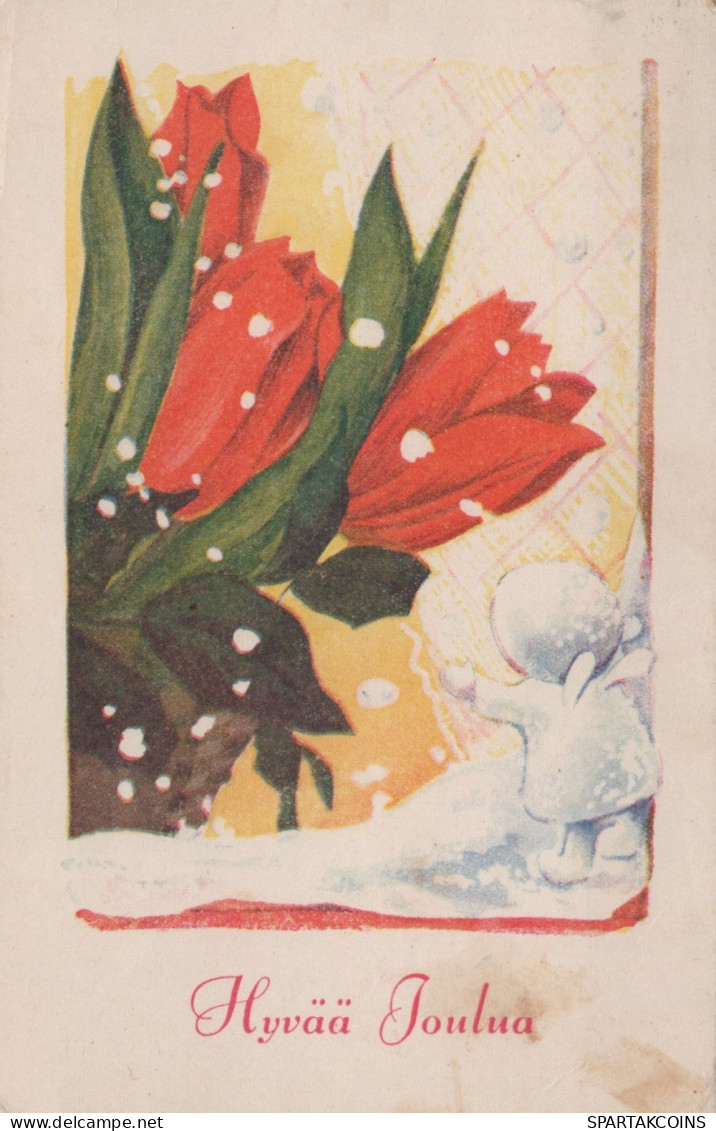 ANGE NOËL Vintage Carte Postale CPSMPF #PAG798.A - Engel