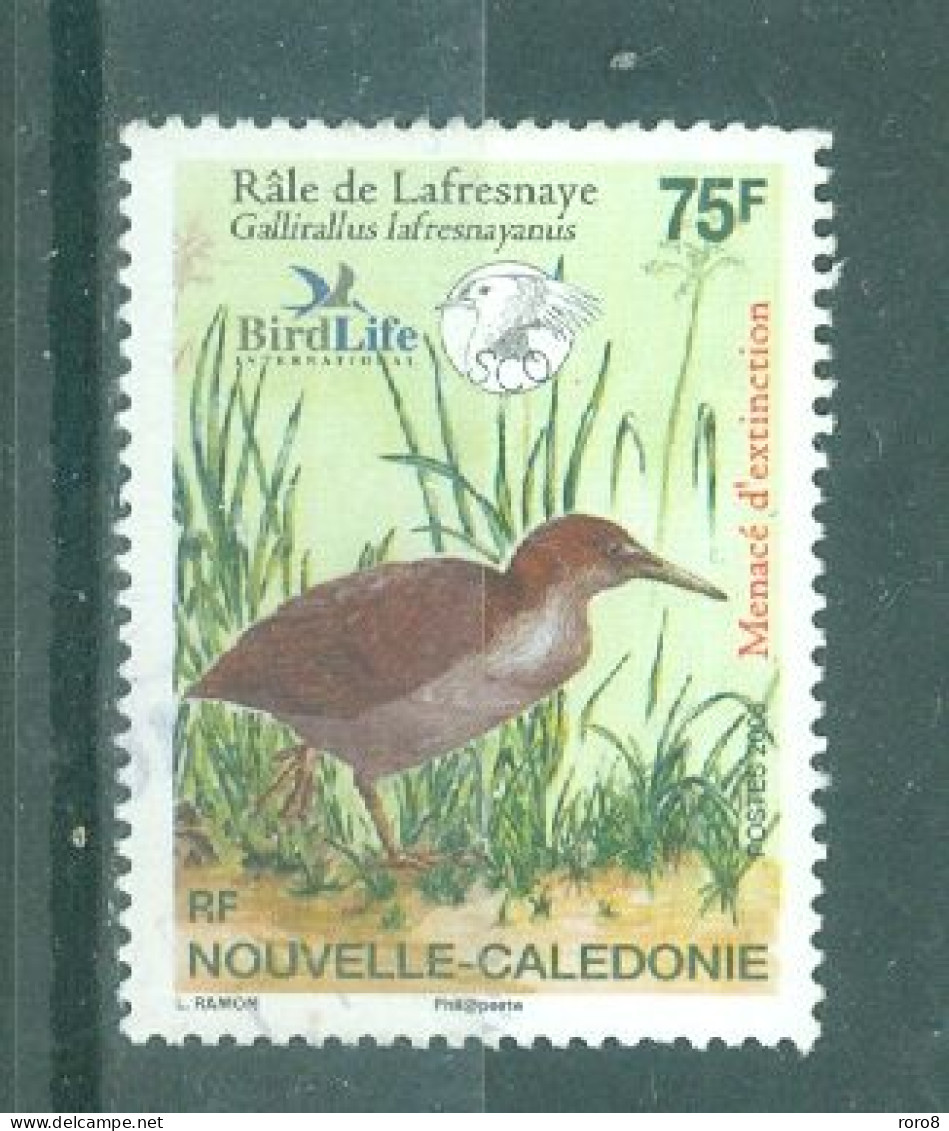 NOUVELLE-CALEDONIE - N°980 Oblitéré - Faune. Oiseaux De Nouvelle-Calédonie En Voie De Disparition. - Gebraucht