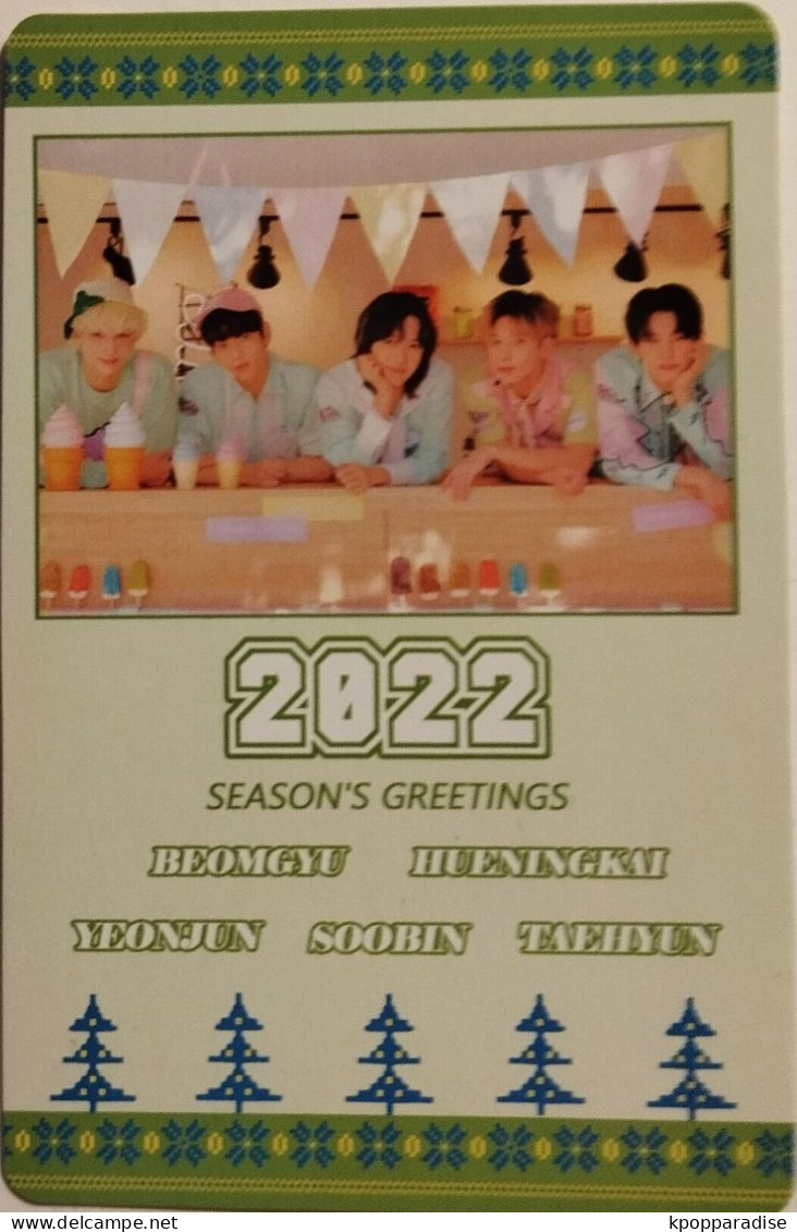 Photocard K POP Au Choix  TXT Season S Greetings 2022  Huening Kai - Varia