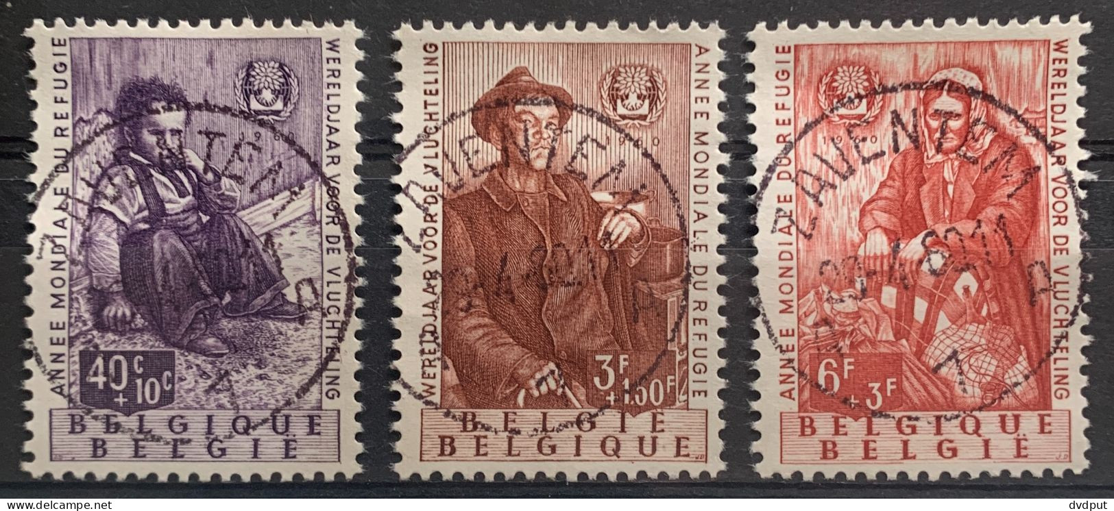 België, 1960, Nr 1128/30, Prachtig Gestempeld ZAVENTEM, OBP 60€ - Usados