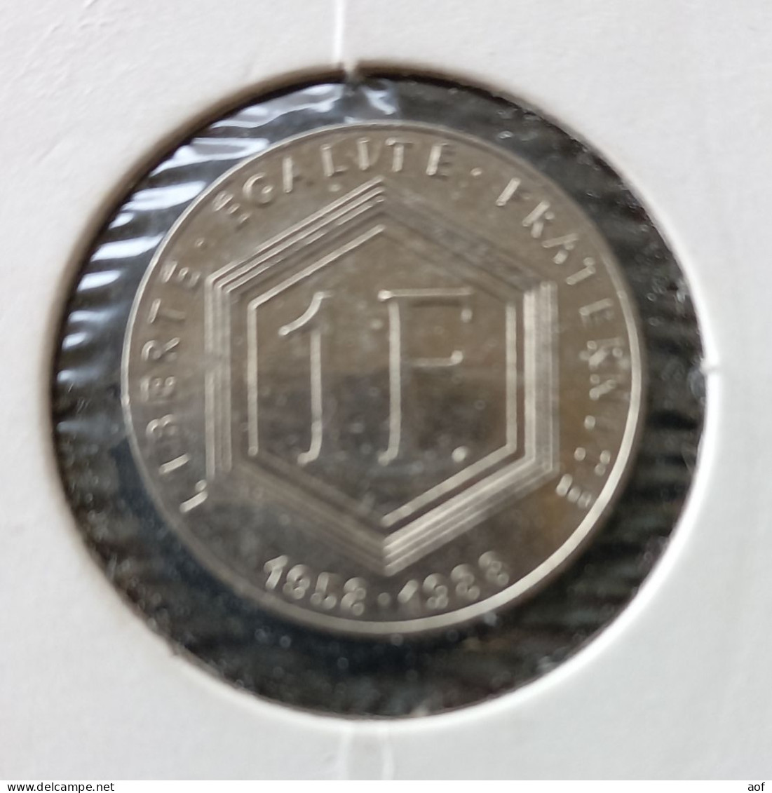 1F 1988 De Gaulle Sans Différent - RARE - 1 Franc