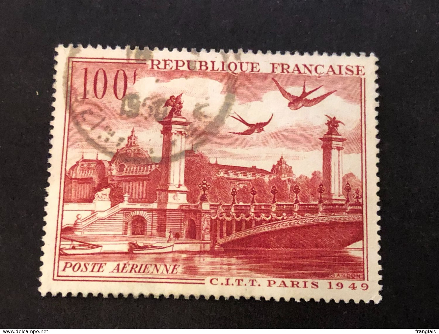 FRANCE PA 28  500f  Rouge, Oblitéré, Cote 7€ - 1927-1959 Oblitérés