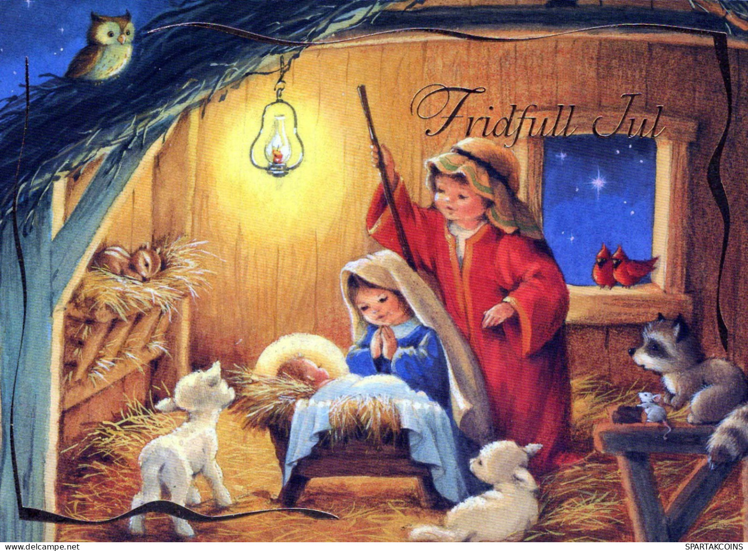 JÉSUS-CHRIST Bébé JÉSUS Noël Religion Vintage Carte Postale CPSM #PBP705.A - Jezus