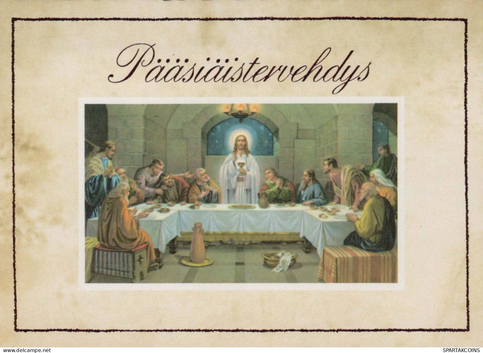 JESUS CHRISTUS Christentum Religion Vintage Ansichtskarte Postkarte CPSM #PBP786.A - Gesù