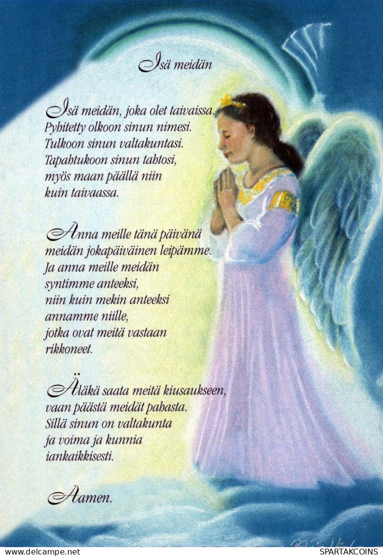 ANGELO Natale Vintage Cartolina CPSM #PBP519.A - Angels