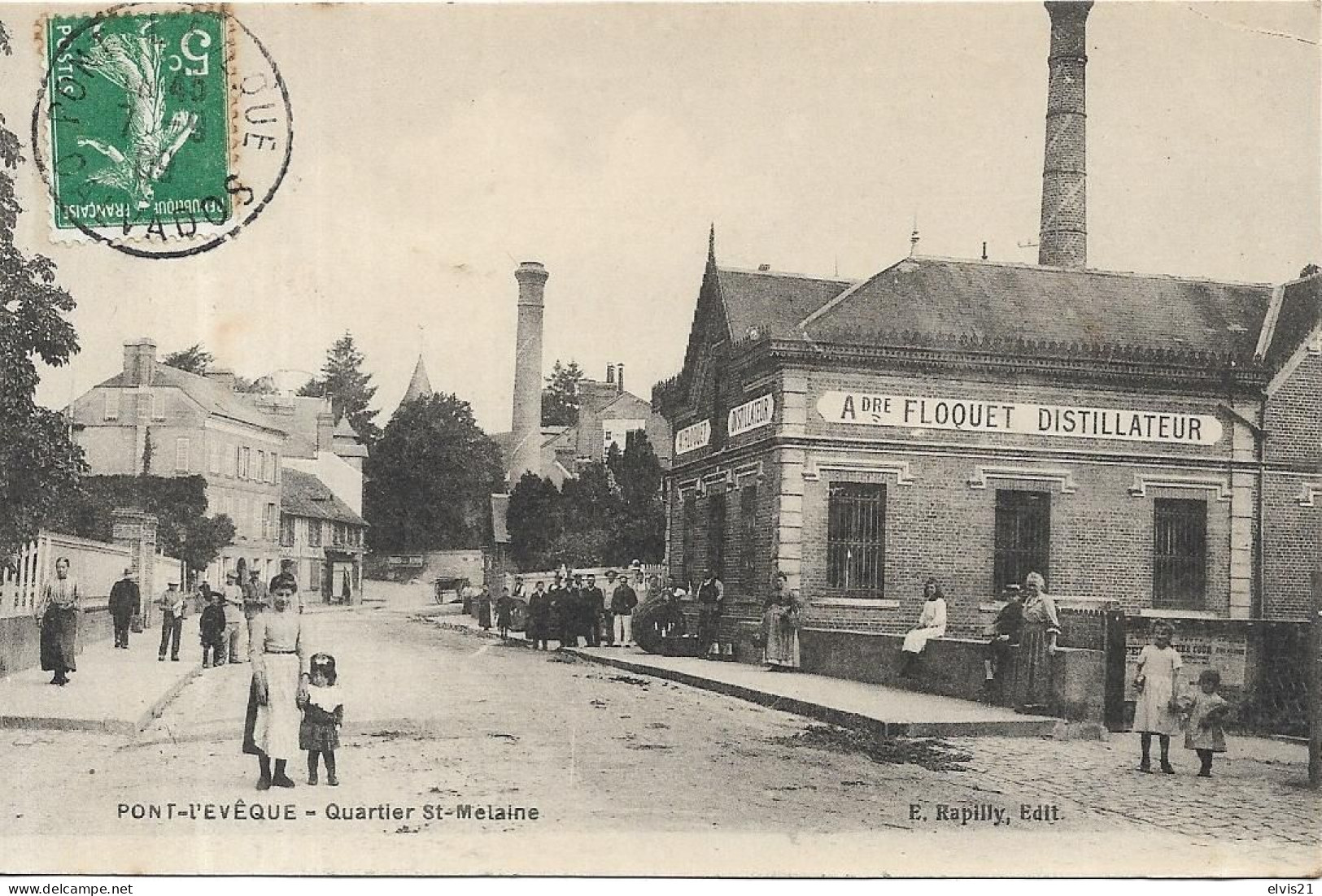 PONT L' EVEQUE Quartier Saint Mélaine. Distillerie - Pont-l'Evèque