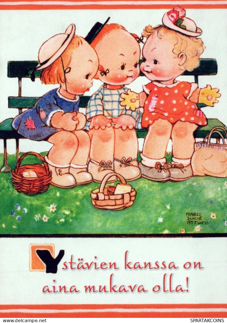CHILDREN HUMOUR Vintage Postcard CPSM #PBV153.A - Cartes Humoristiques