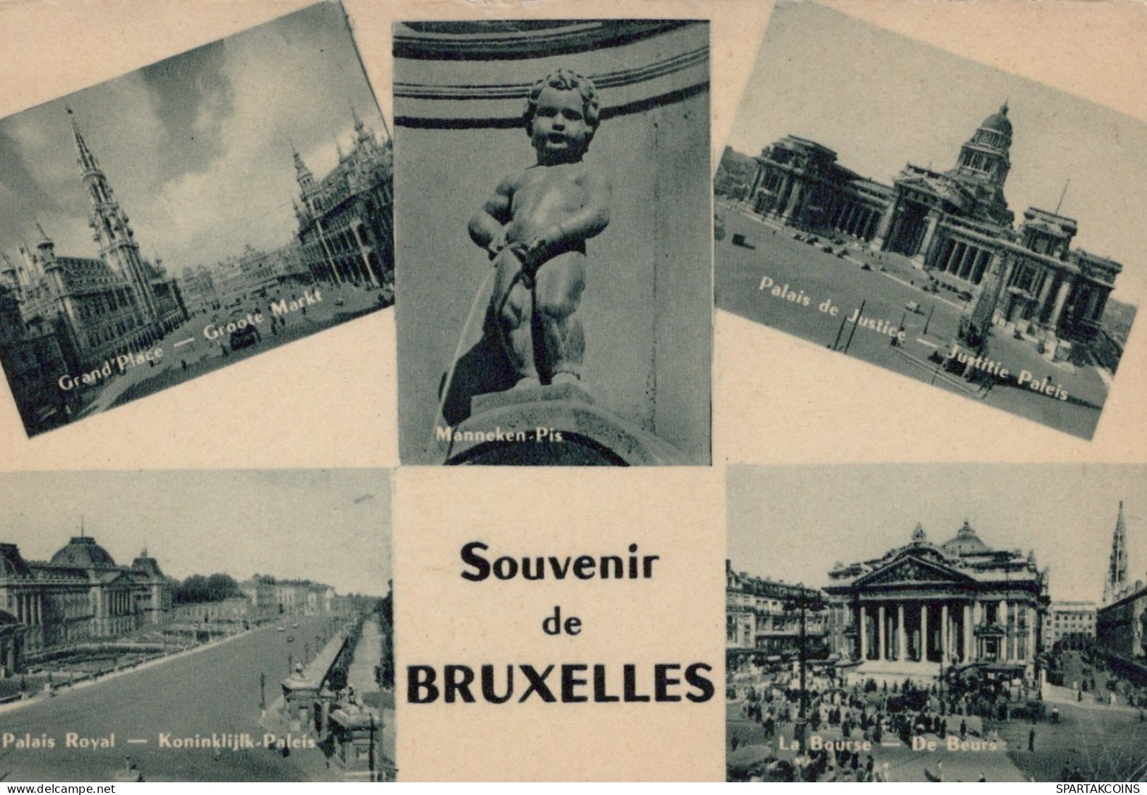 BELGIO BRUXELLES Cartolina CPA #PAD893.A - Brussel (Stad)