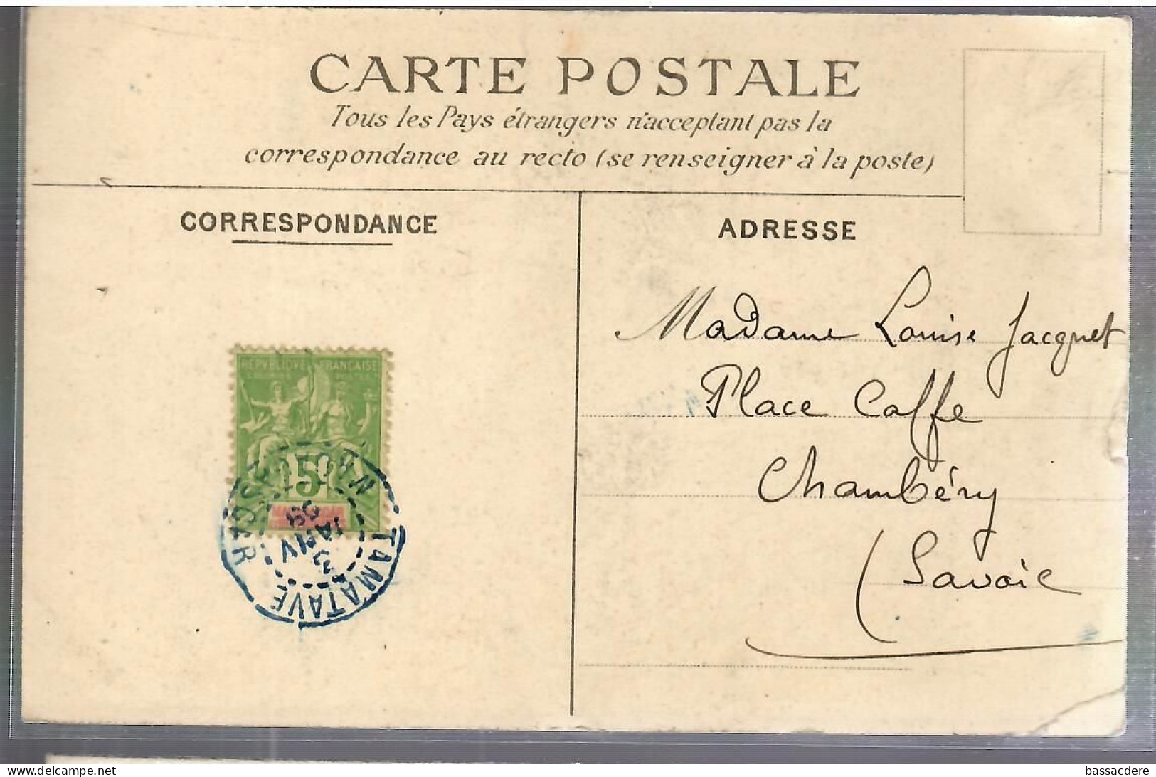 80189  - TAMATAVE - Storia Postale