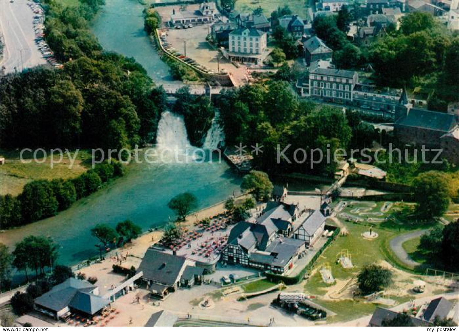 73232869 Coo Stavelot Les Cascades Wasserfaelle Fliegeraufnahme Coo Stavelot - Andere & Zonder Classificatie