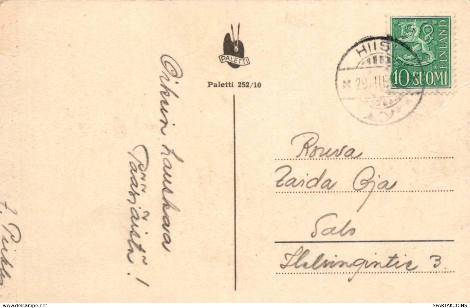 PASCUA POLLO HUEVO Vintage Tarjeta Postal CPA #PKE097.A - Pasqua