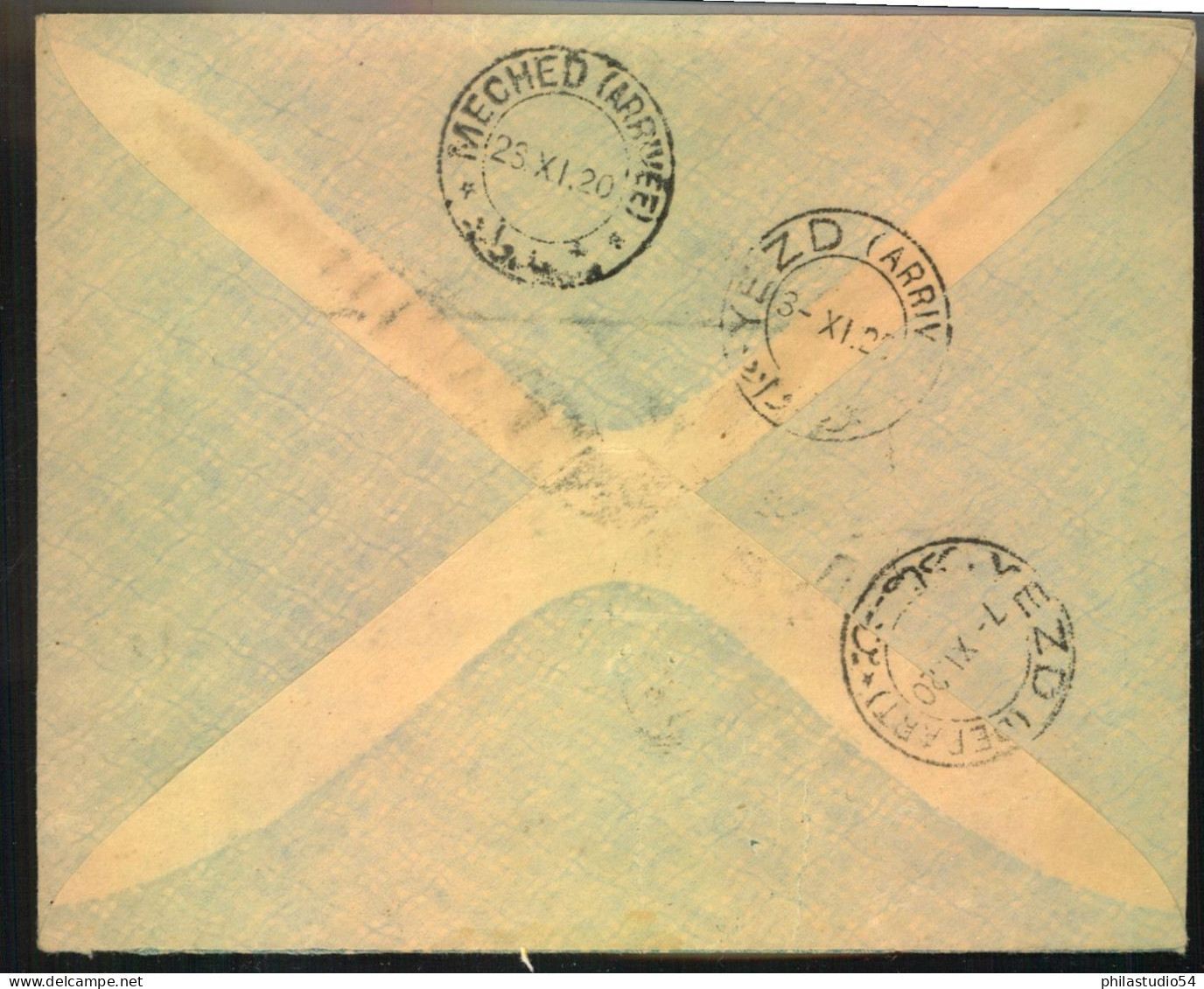 1920, Franked Letter From Bandar Abbas - Iran