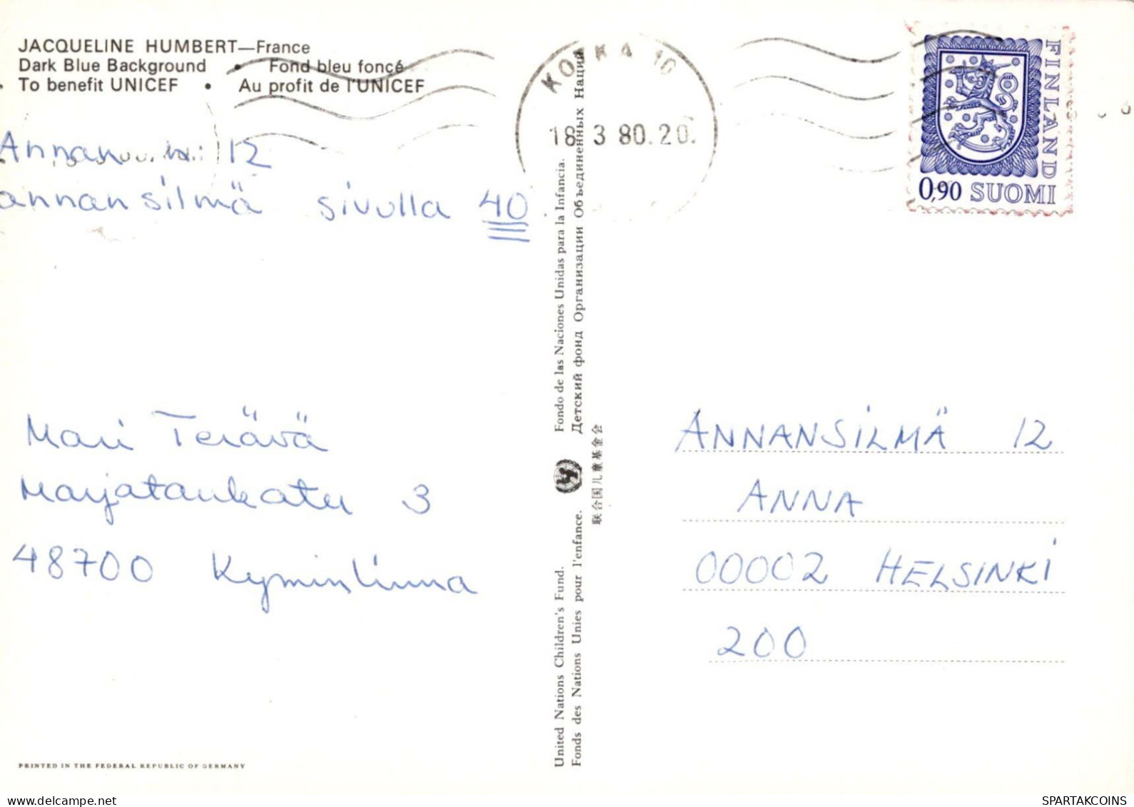 UMEN Vintage Ansichtskarte Postkarte CPSM #PBZ993.A - Bäume