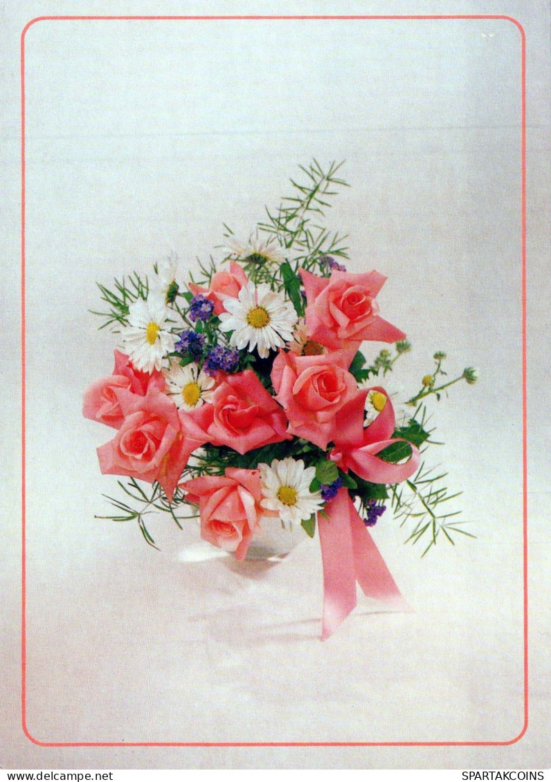FIORI Vintage Cartolina CPSM #PBZ641.A - Fleurs