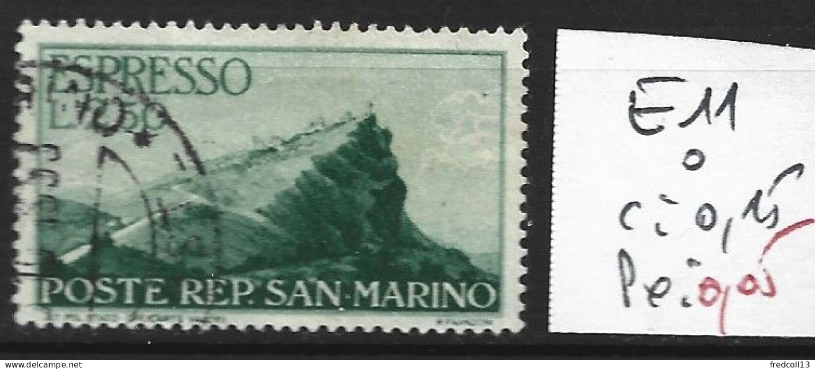 SAINT-MARIN EXPRESS 1 Oblitéré Côte 0.15 € - Express Letter Stamps