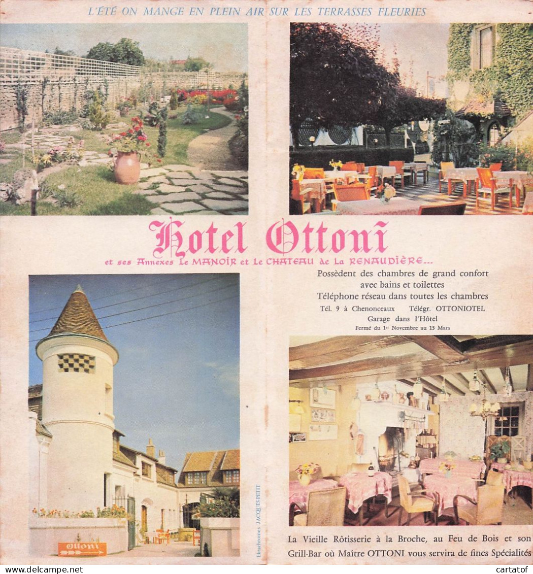 Hôtel OTTONI à CHENONCEAUX . Châteaux Country .  - Publicidad
