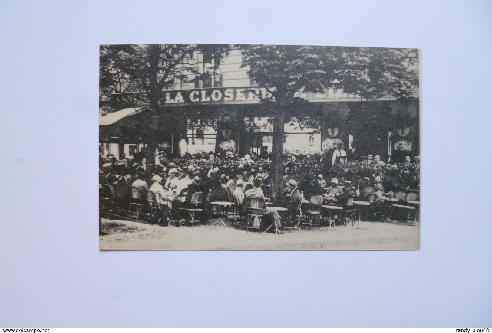 PARIS  -  Café LE CLOSERIE DES LILAS  -  Société Artistique Et Littéraire  -  Boulevard Montparnasse - Cafés, Hôtels, Restaurants