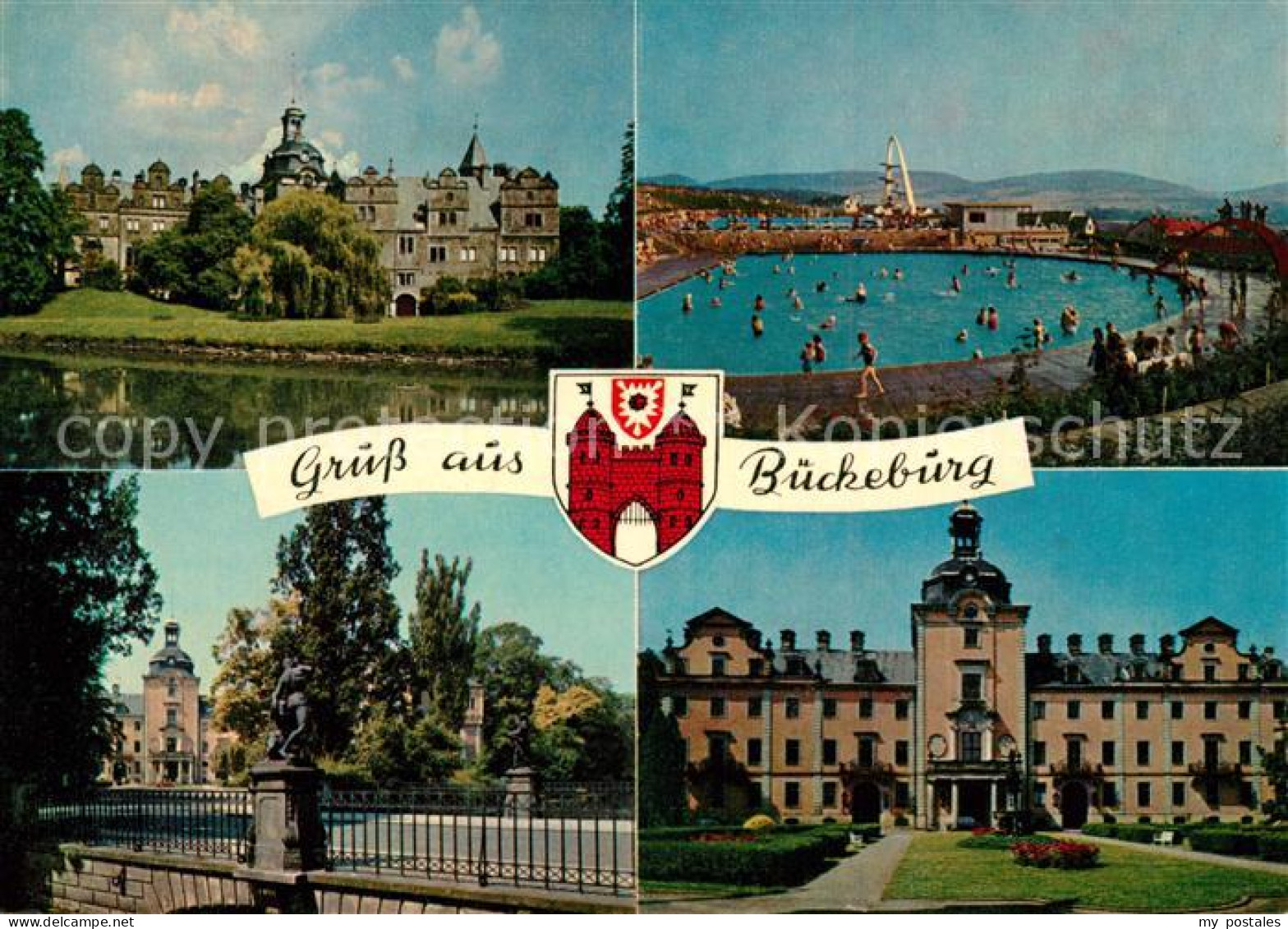 73231124 Bueckeburg Residenzschloss Bergbad Schlossbr?cke  Bueckeburg - Bueckeburg