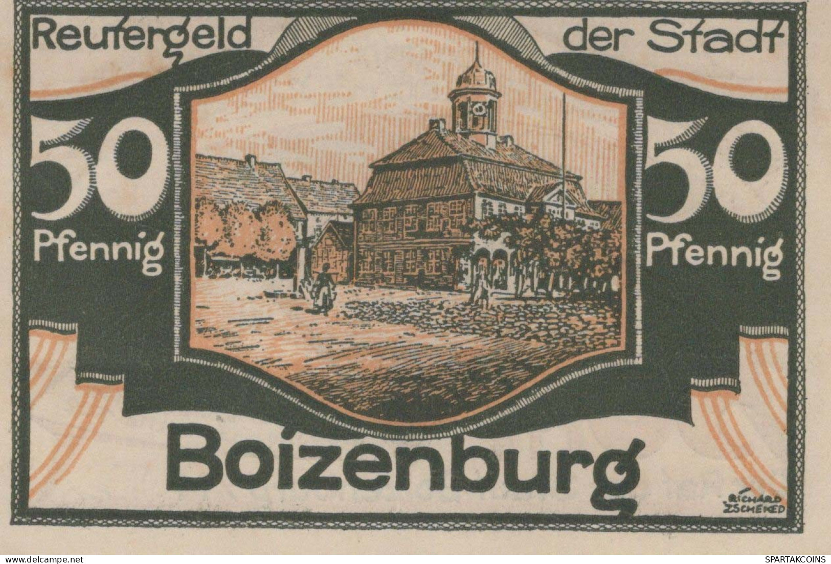 50 PFENNIG 1922 Stadt BOIZENBURG Mecklenburg-Schwerin UNC DEUTSCHLAND #PA252 - [11] Emissions Locales