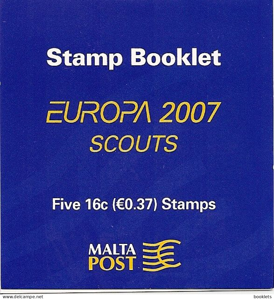 MALTA, 2007, Booklet 11, Europa 2007: Scouting - Malte
