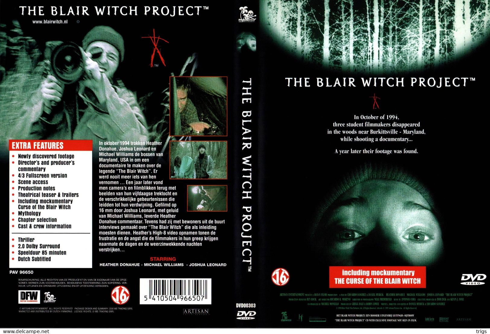 DVD - The Blair Witch Project - Horror