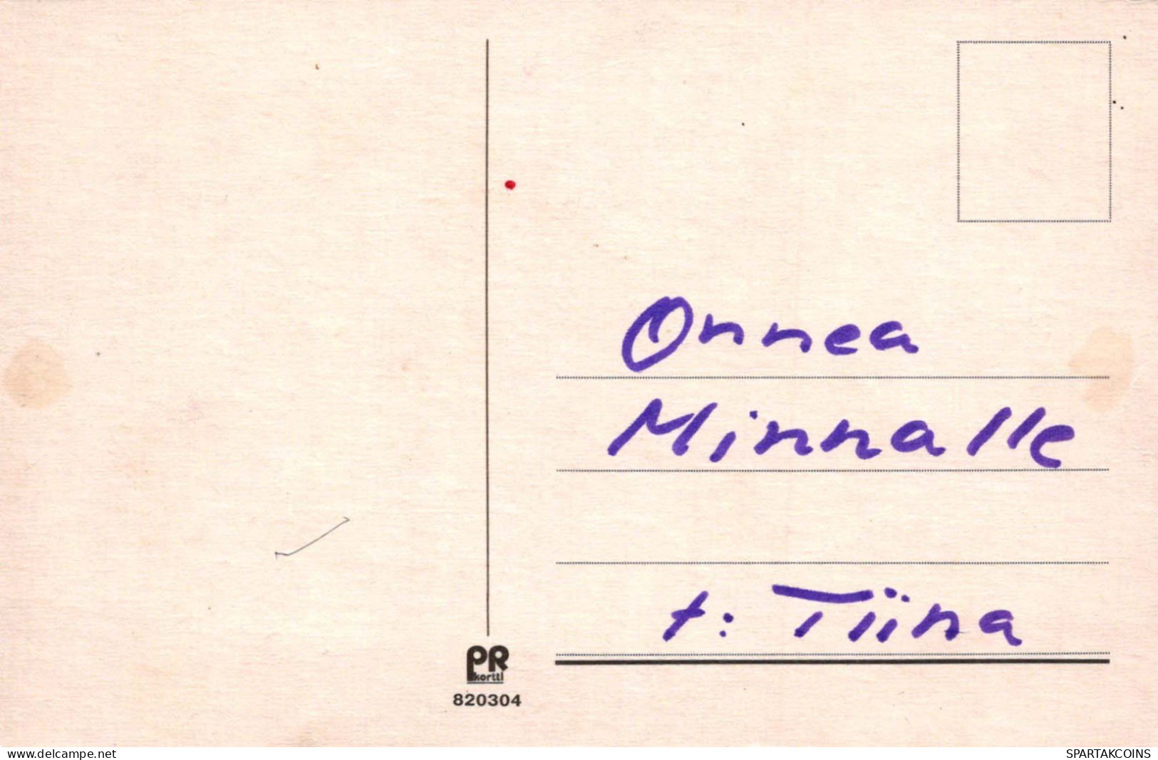 HUND Tier Vintage Ansichtskarte Postkarte CPA #PKE779.DE - Chiens