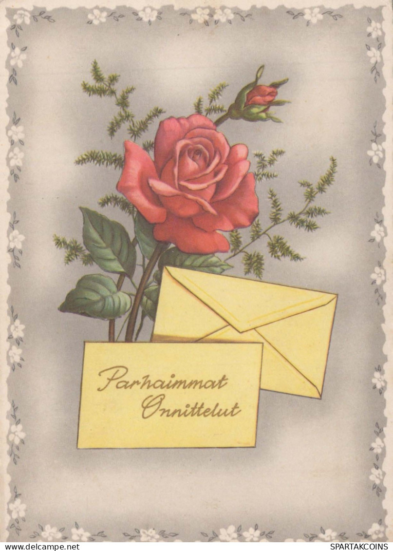 FLOWERS Vintage Ansichtskarte Postkarte CPSM #PBZ658.DE - Flores