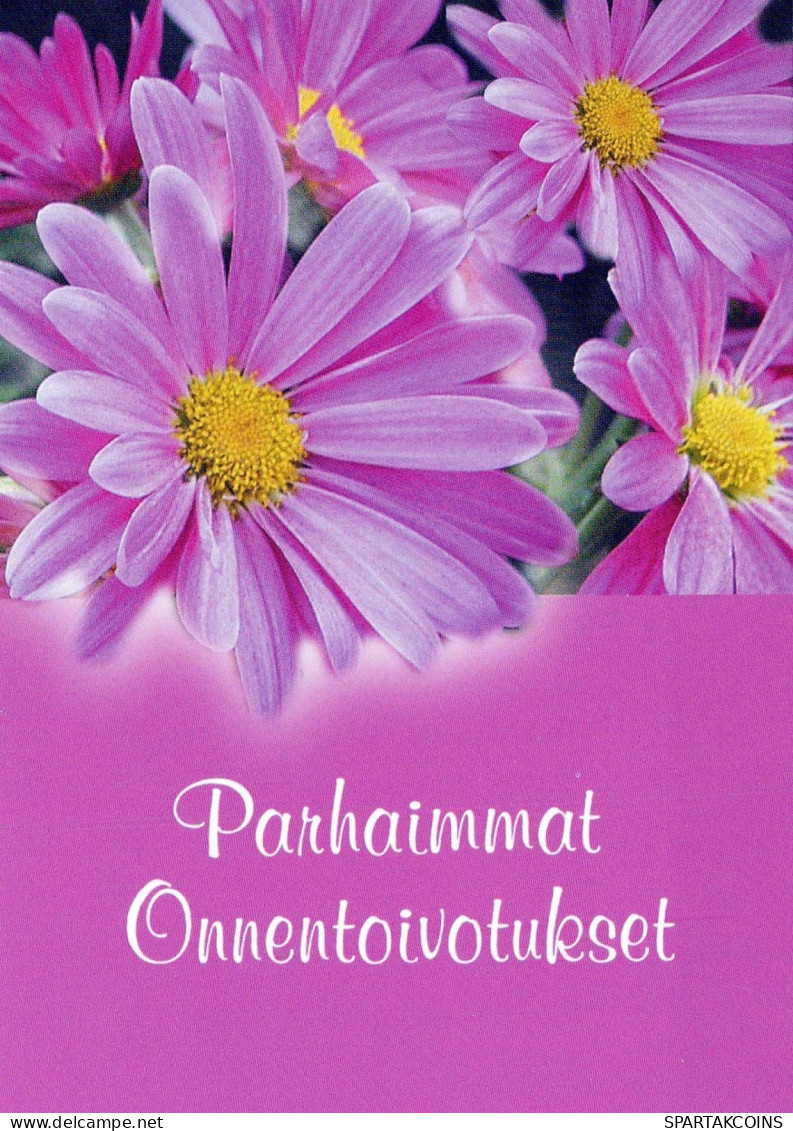 FLOWERS Vintage Ansichtskarte Postkarte CPSM #PBZ058.DE - Flores