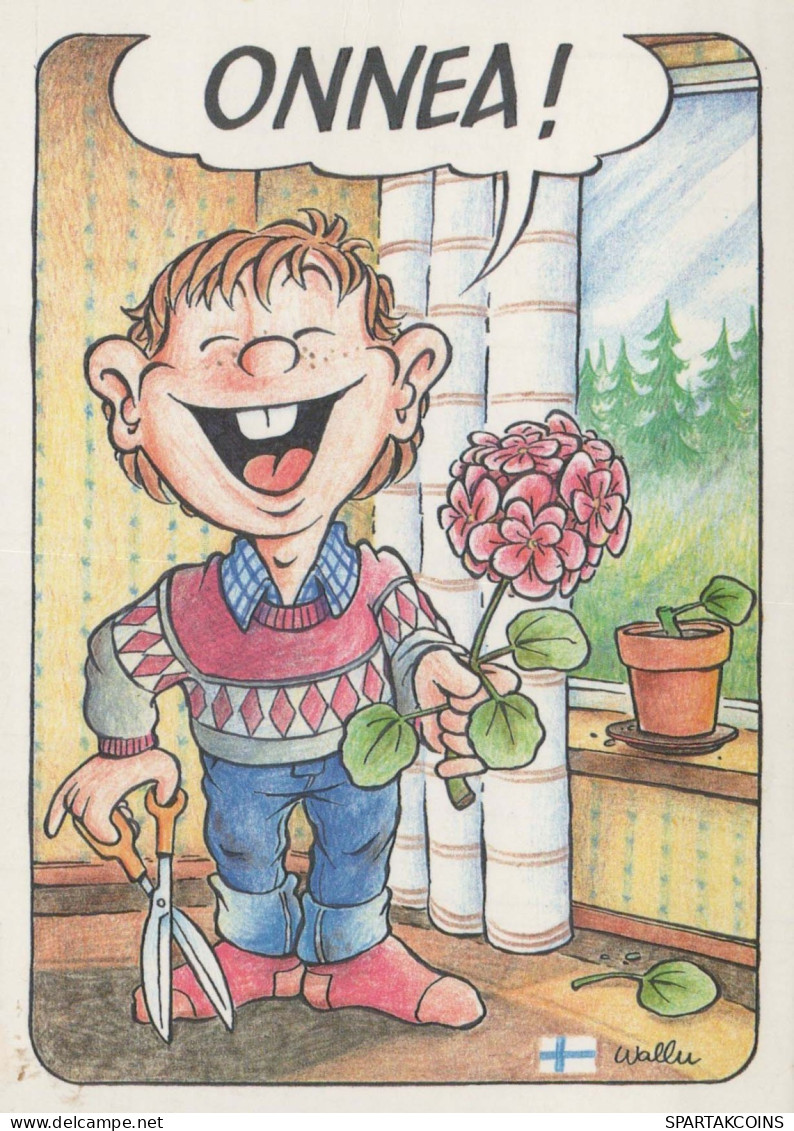 KINDER HUMOR Vintage Ansichtskarte Postkarte CPSM #PBV316.DE - Humorvolle Karten