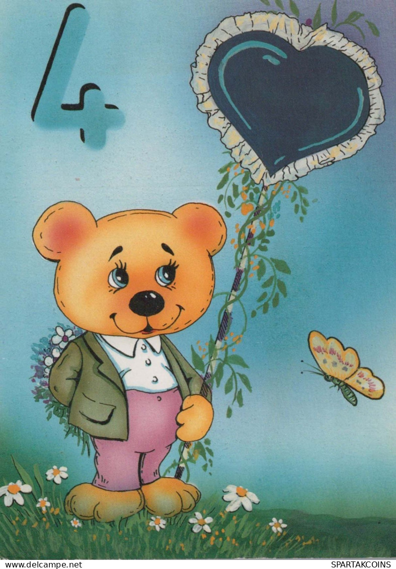 GEBÄREN Tier Vintage Ansichtskarte Postkarte CPSM #PBS195.DE - Bears