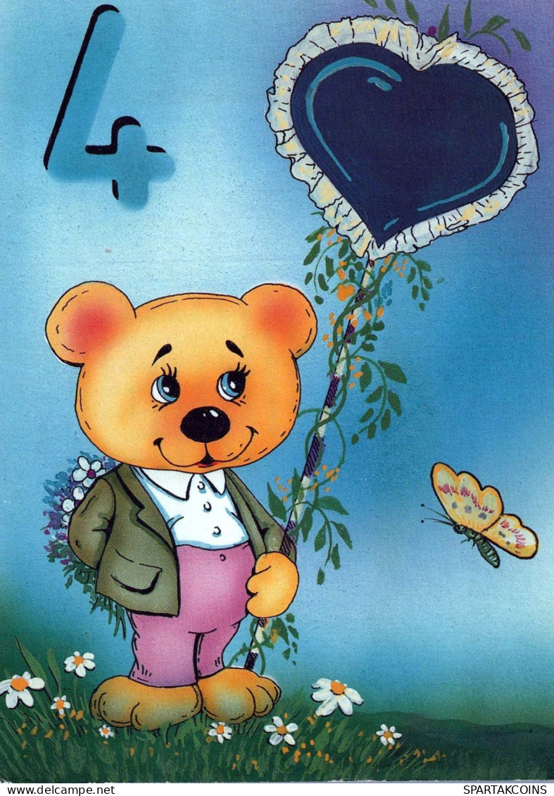 GEBÄREN Tier Vintage Ansichtskarte Postkarte CPSM #PBS195.DE - Bears