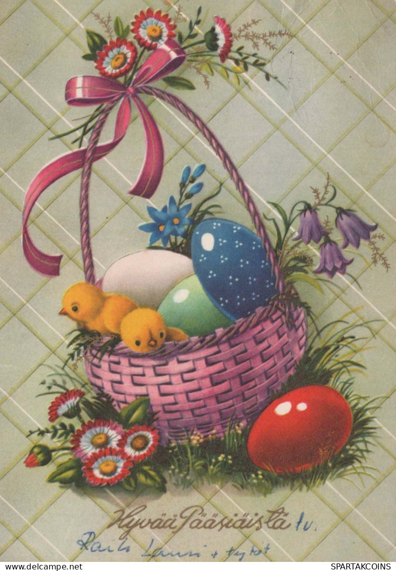 OSTERN EI Vintage Ansichtskarte Postkarte CPSM #PBO140.DE - Pasqua