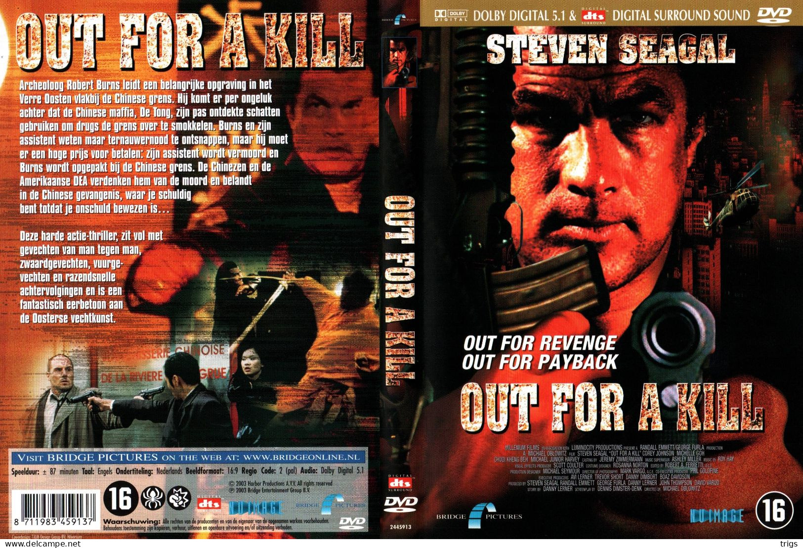 DVD - Out For A Kill - Acción, Aventura