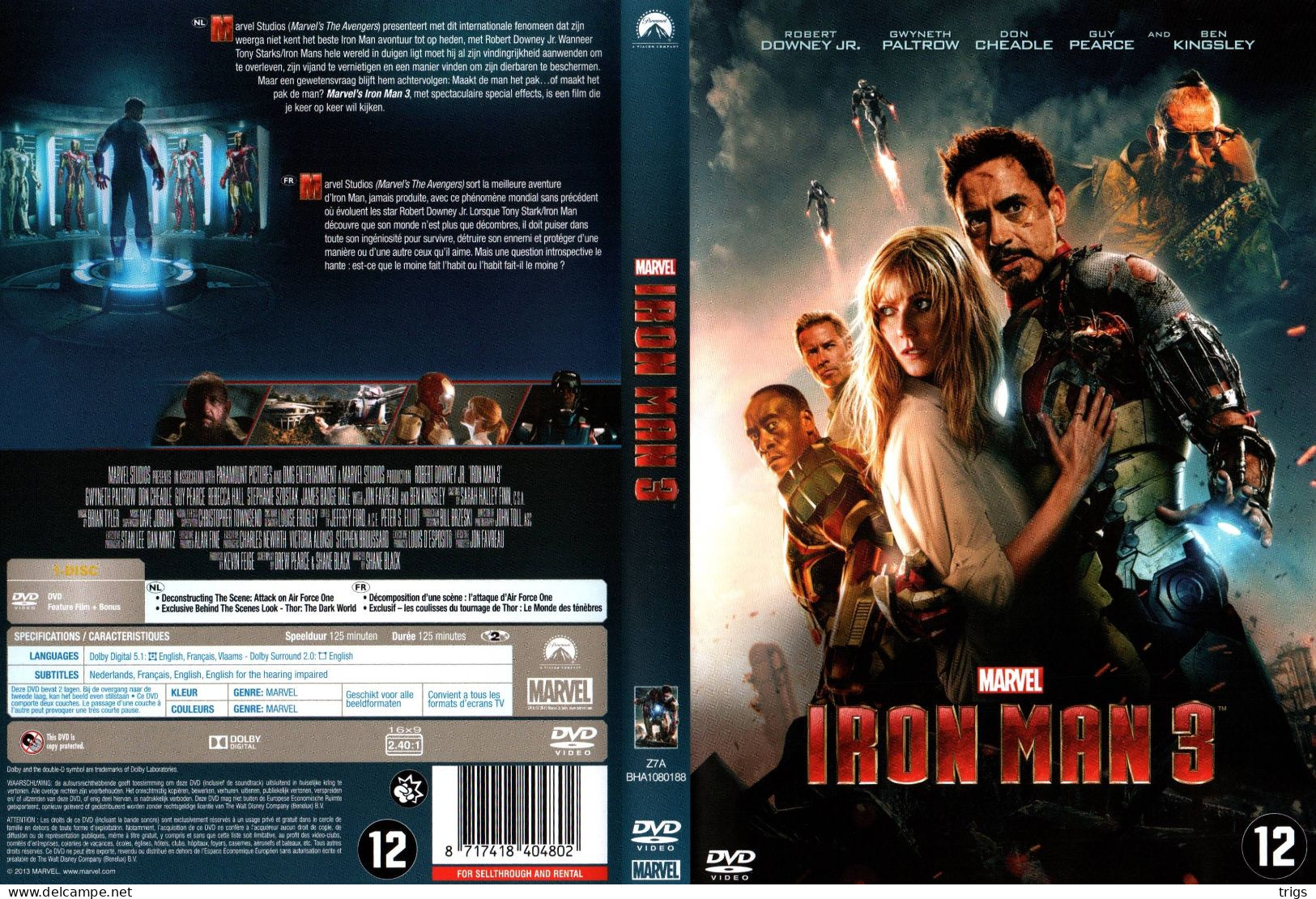 DVD - Iron Man 3 - Action & Abenteuer
