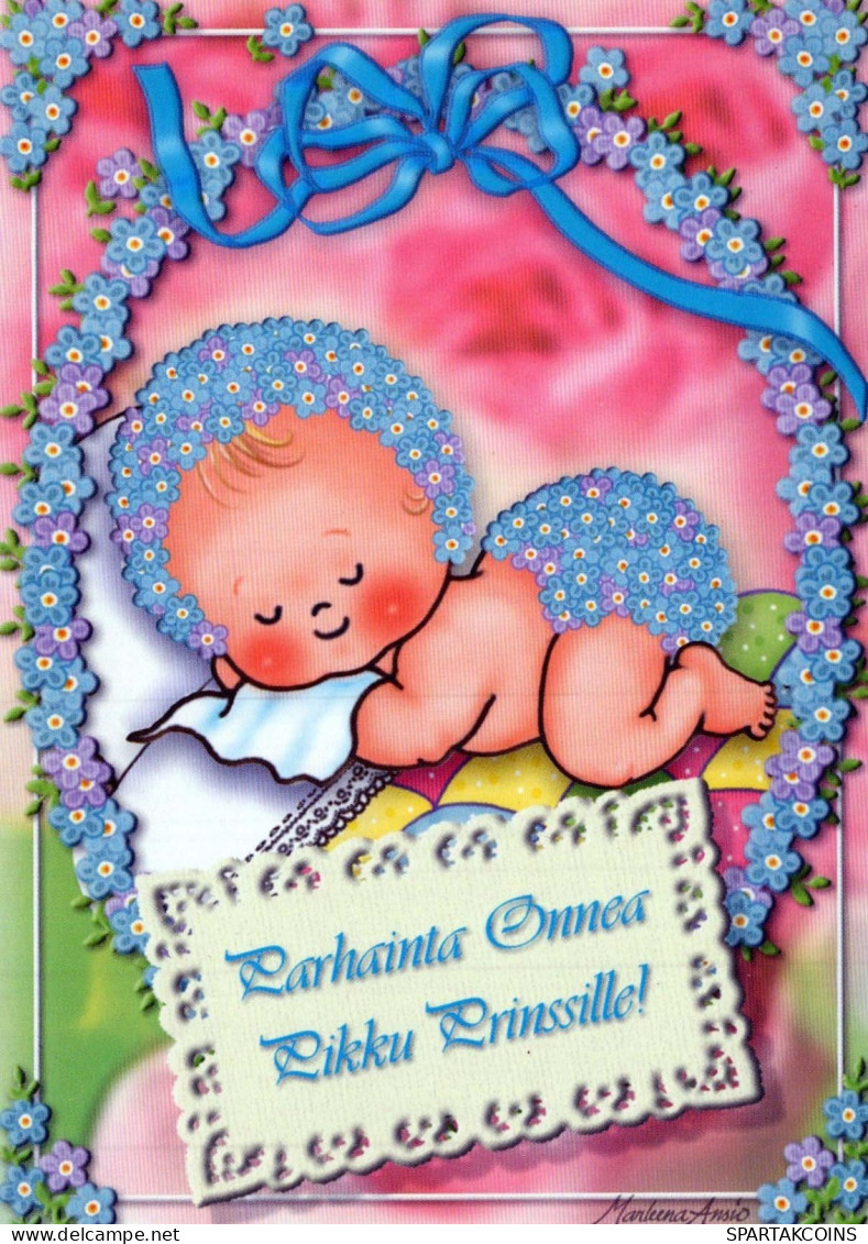 NIÑOS HUMOR Vintage Tarjeta Postal CPSM #PBV375.ES - Cartes Humoristiques