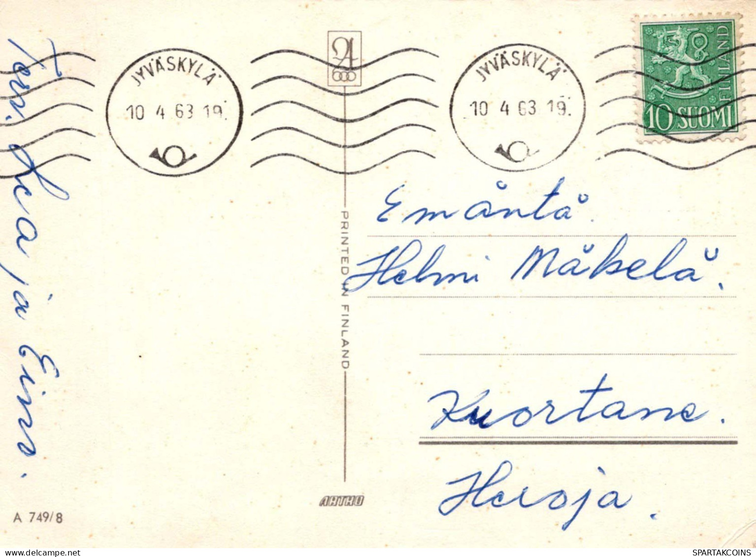 PASCUA POLLO HUEVO Vintage Tarjeta Postal CPSM #PBO703.ES - Pâques