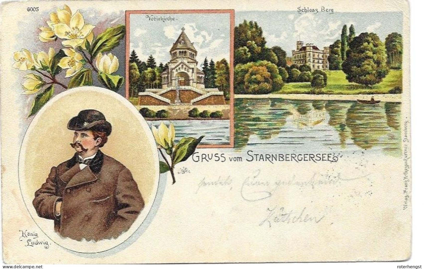 Germany Hotel Card Starnbergersee Leoni 1902 King Ludwig - Lettres & Documents