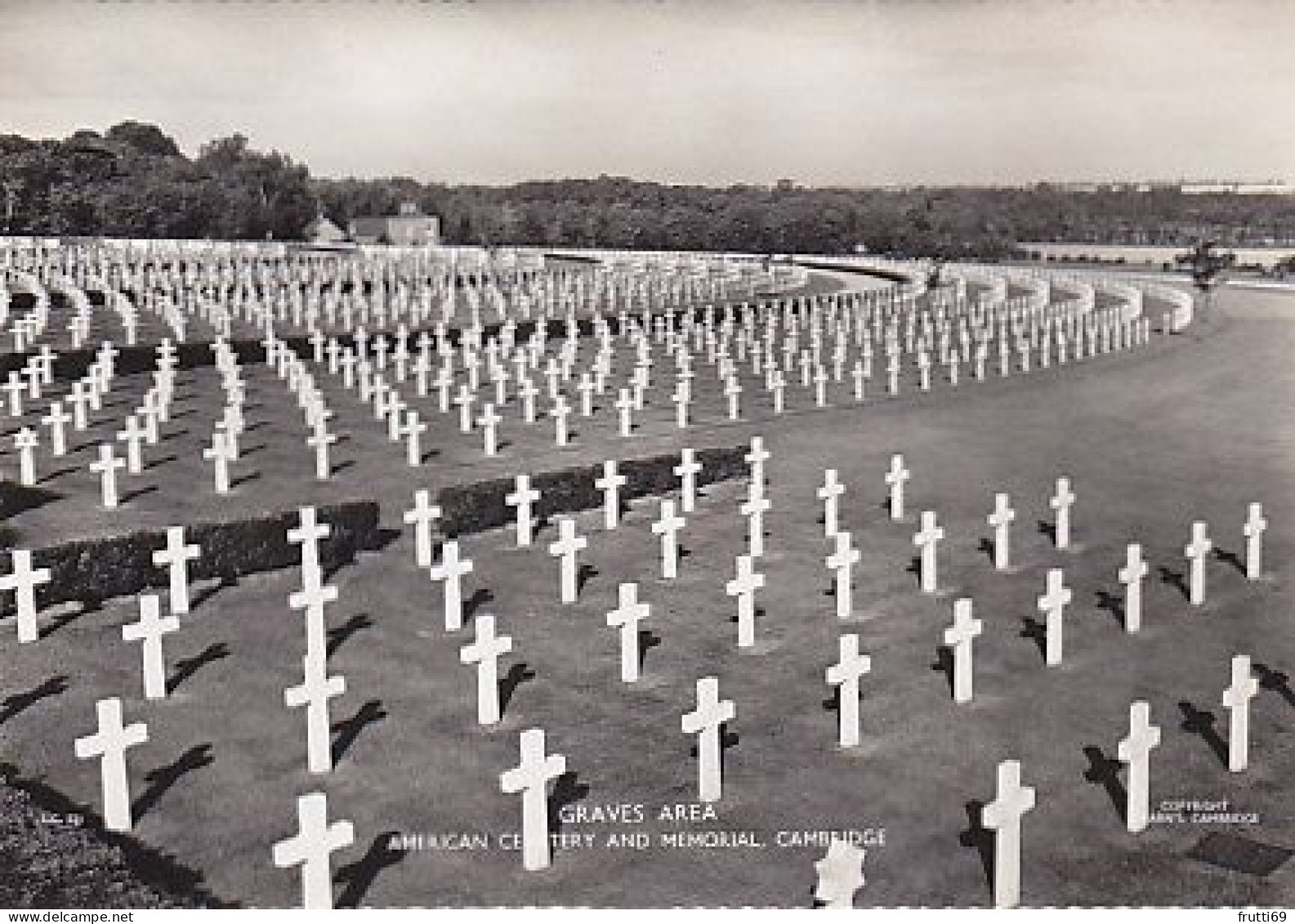 AK 210741 ENGLAND - Cambridge - Graves Area - American Cemetery And Memorial - Cambridge