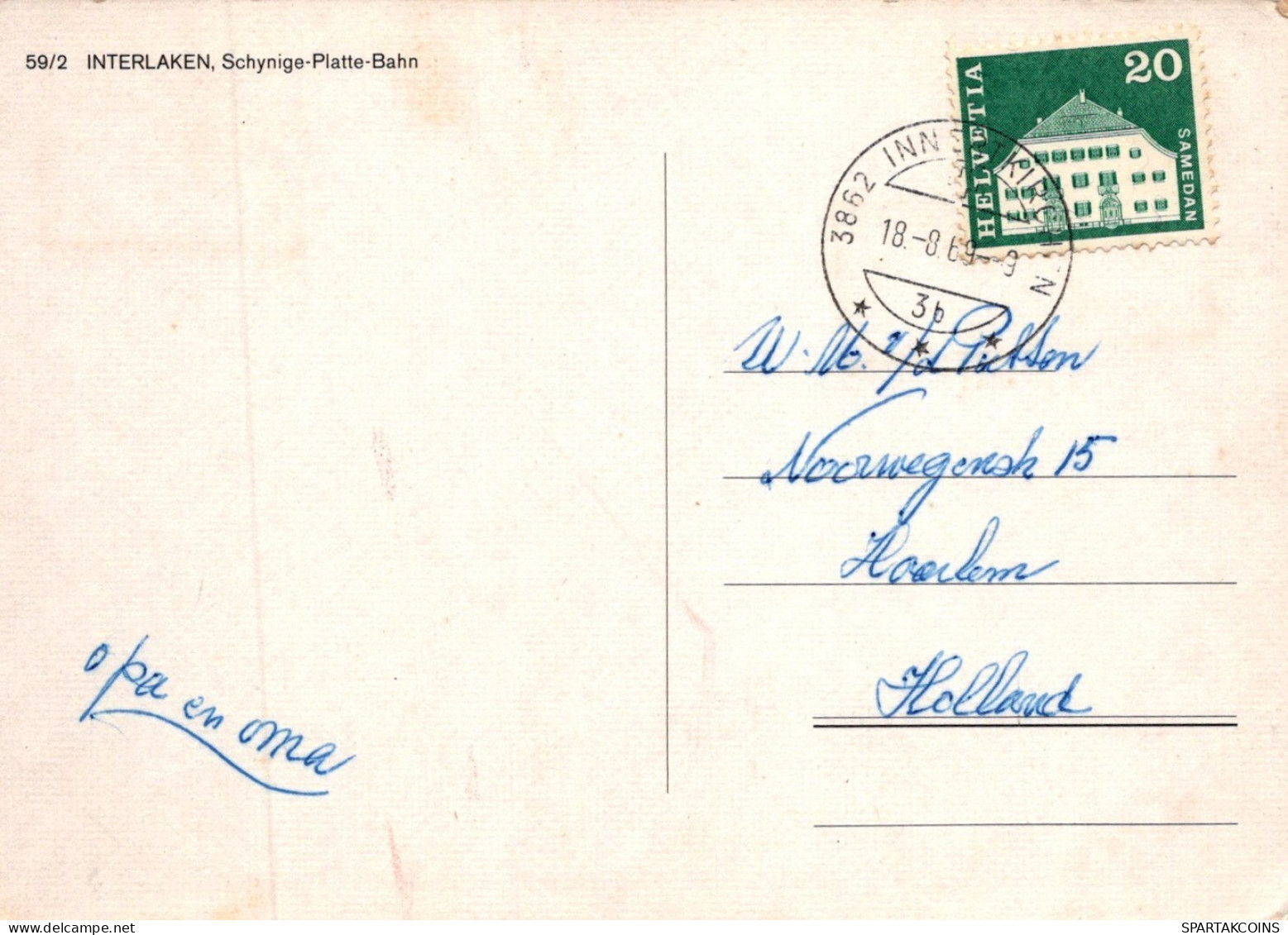 TREN TRANSPORTE Ferroviario Vintage Tarjeta Postal CPSM #PAA917.ES - Trains