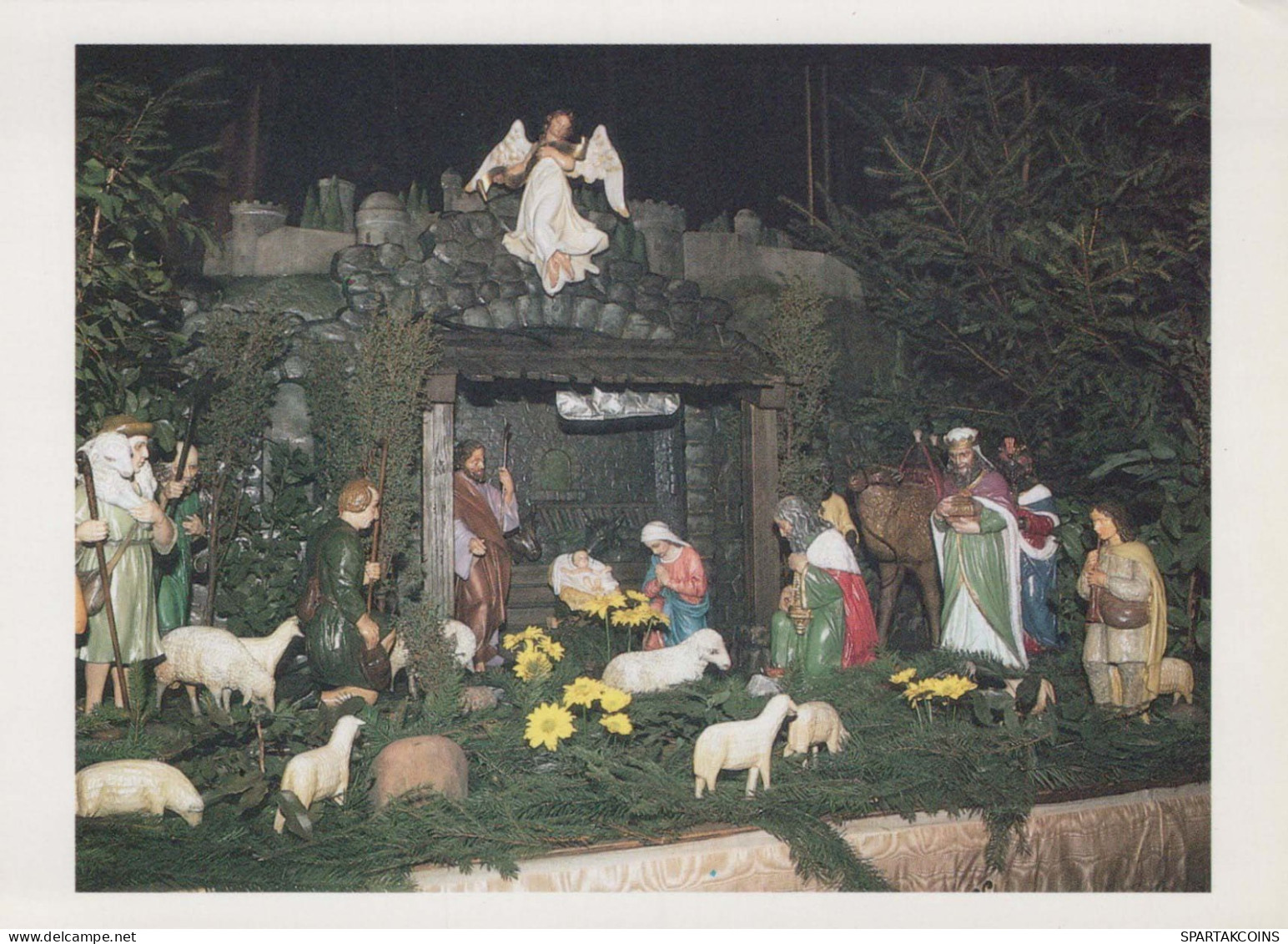 Vierge Marie Madone Bébé JÉSUS Religion Vintage Carte Postale CPSM #PBQ285.FR - Virgen Mary & Madonnas