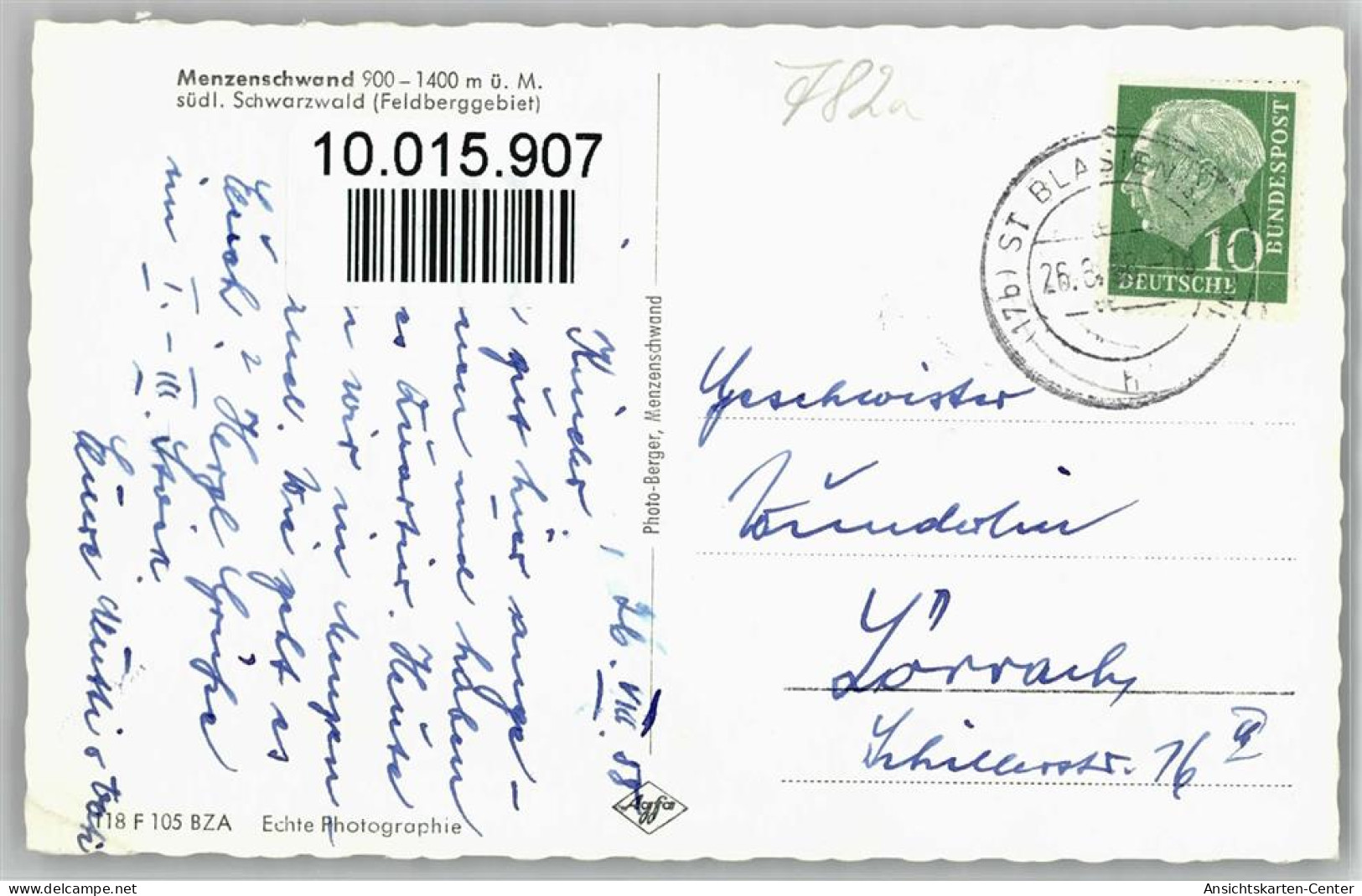 10015907 - Menzenschwand - St. Blasien