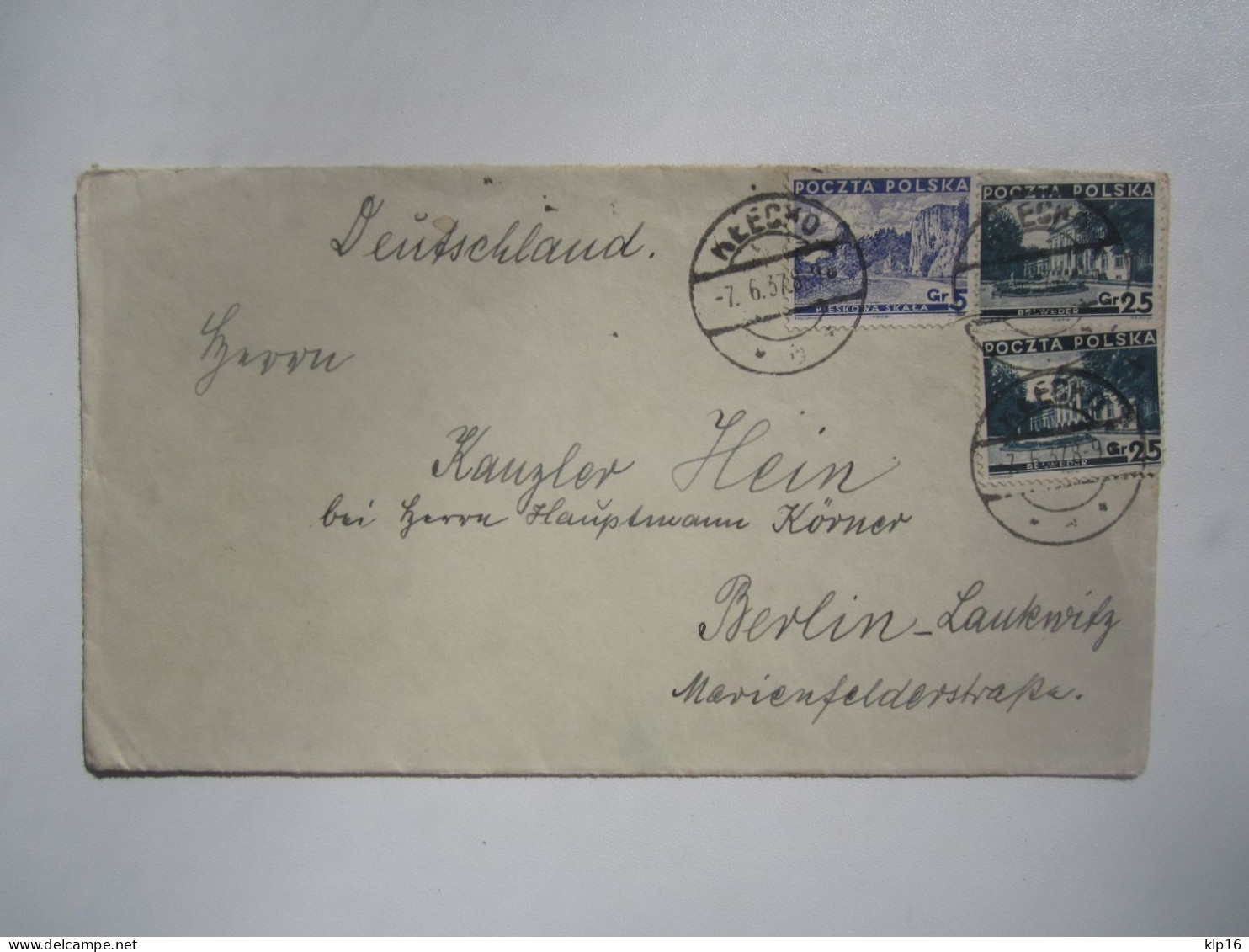 1937 POLAND COVER - Lettres & Documents