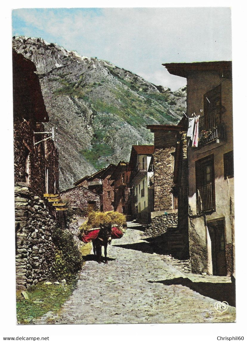 VALLS D'ANDORRA - CANILLO - Vieille Rue Pittoresque De CANILLO - Ane - - Andorra