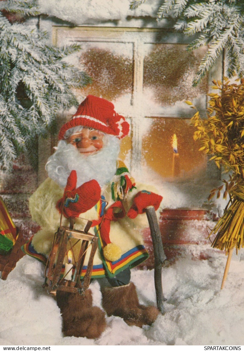PÈRE NOËL NOËL Fêtes Voeux Vintage Carte Postale CPSM #PAK050.FR - Santa Claus